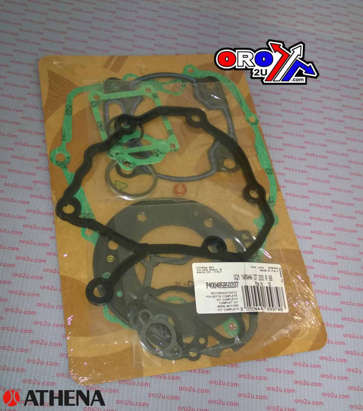 GASKET FULL SET DT200 88-92, ATHENA P400485850207 YAMAHA