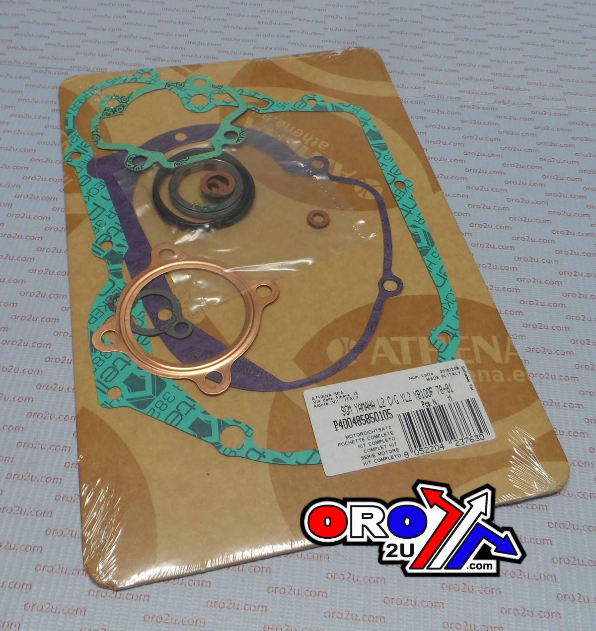 GASKET FULL SET YB100 78-81, ATHENA P400485850105 YAMAHA