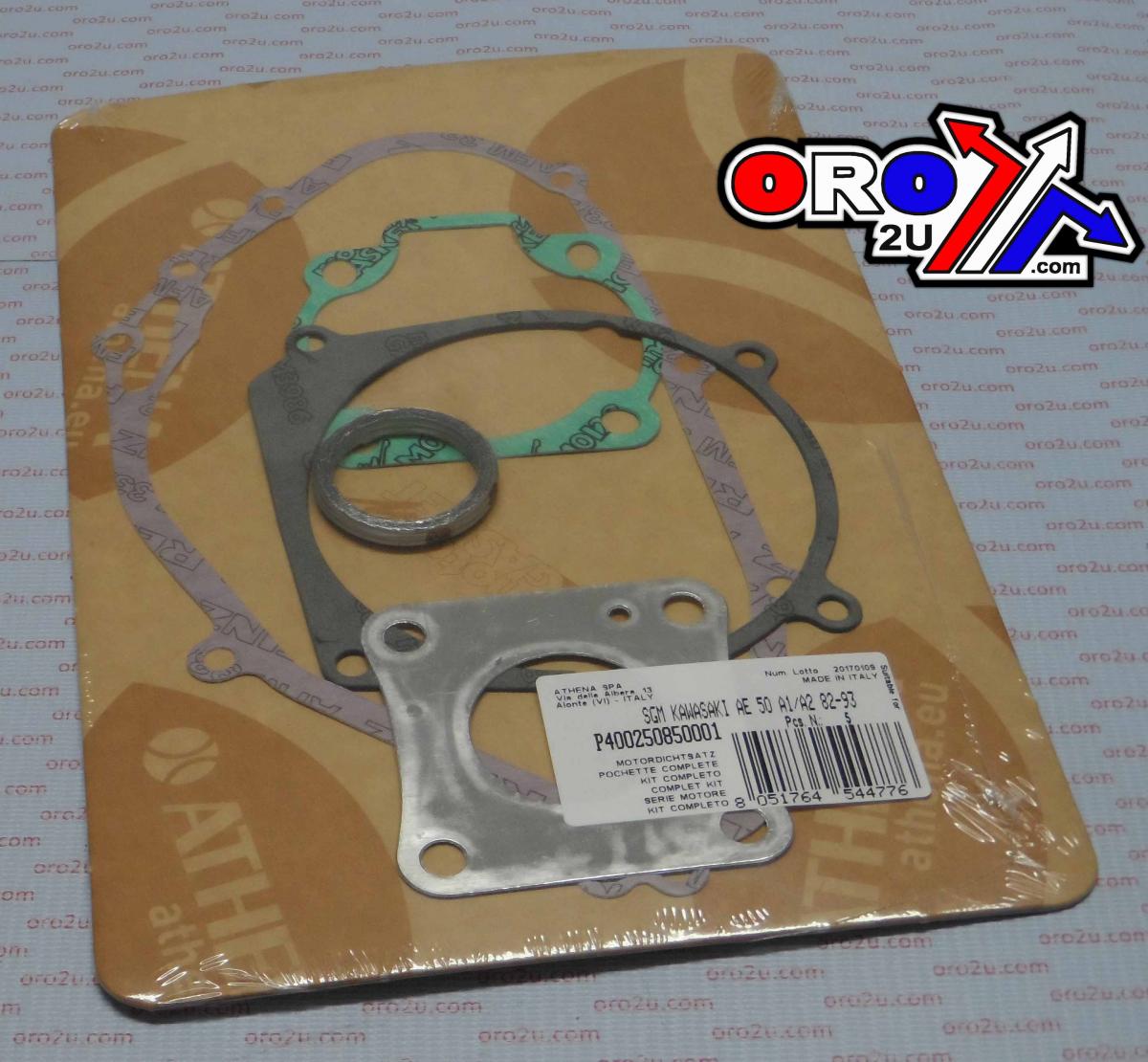 GASKET FULL SET AE50 AR50, ATHENA P400250850001 KAWASAKI