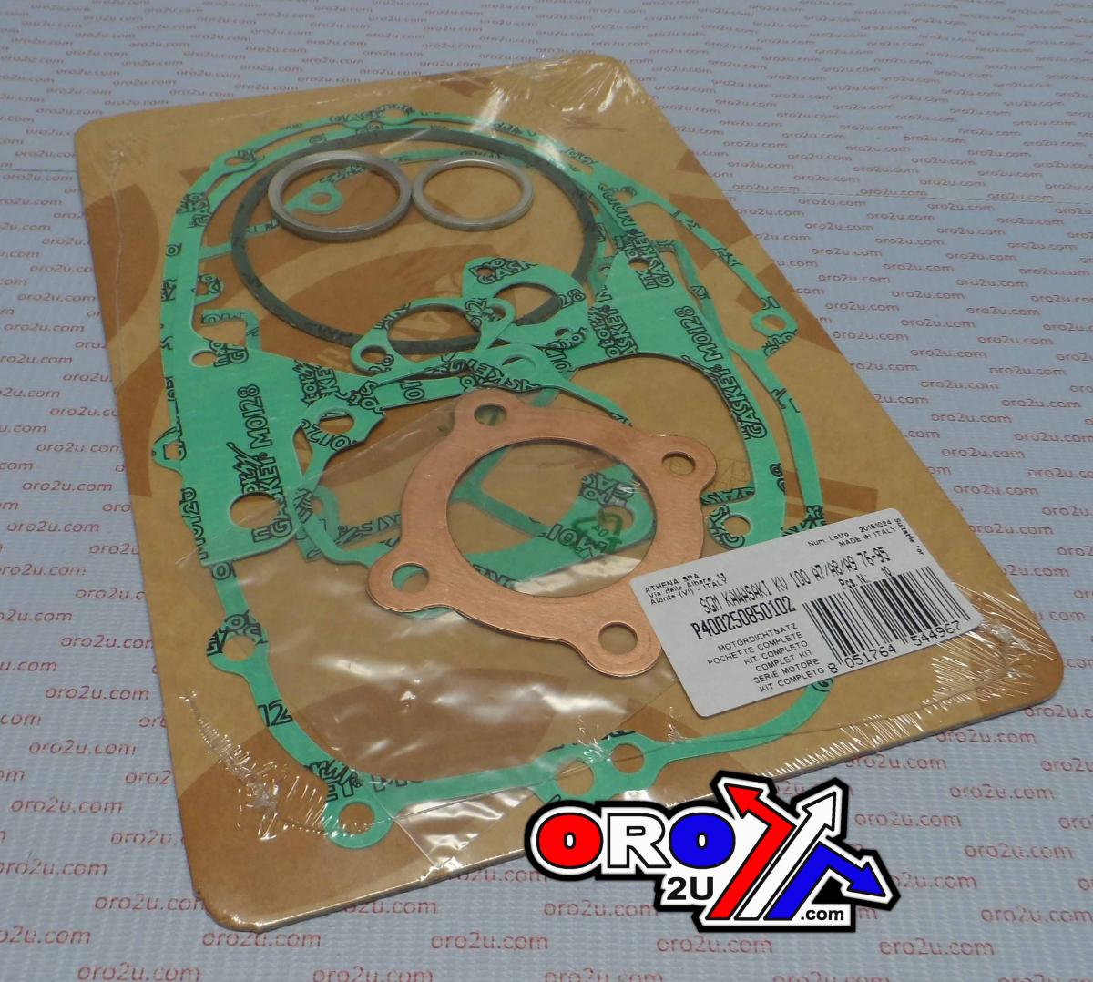 GASKET FULL SET KH100 KD KV, ATHENA P400250850102 KAWASAKI
