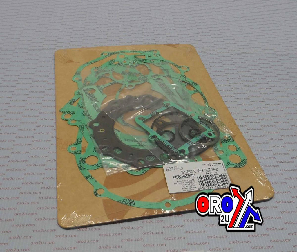 COMPLETE GASKET KIT FL 400R PILOT 89-90, ATHENA P400210850402 HONDA