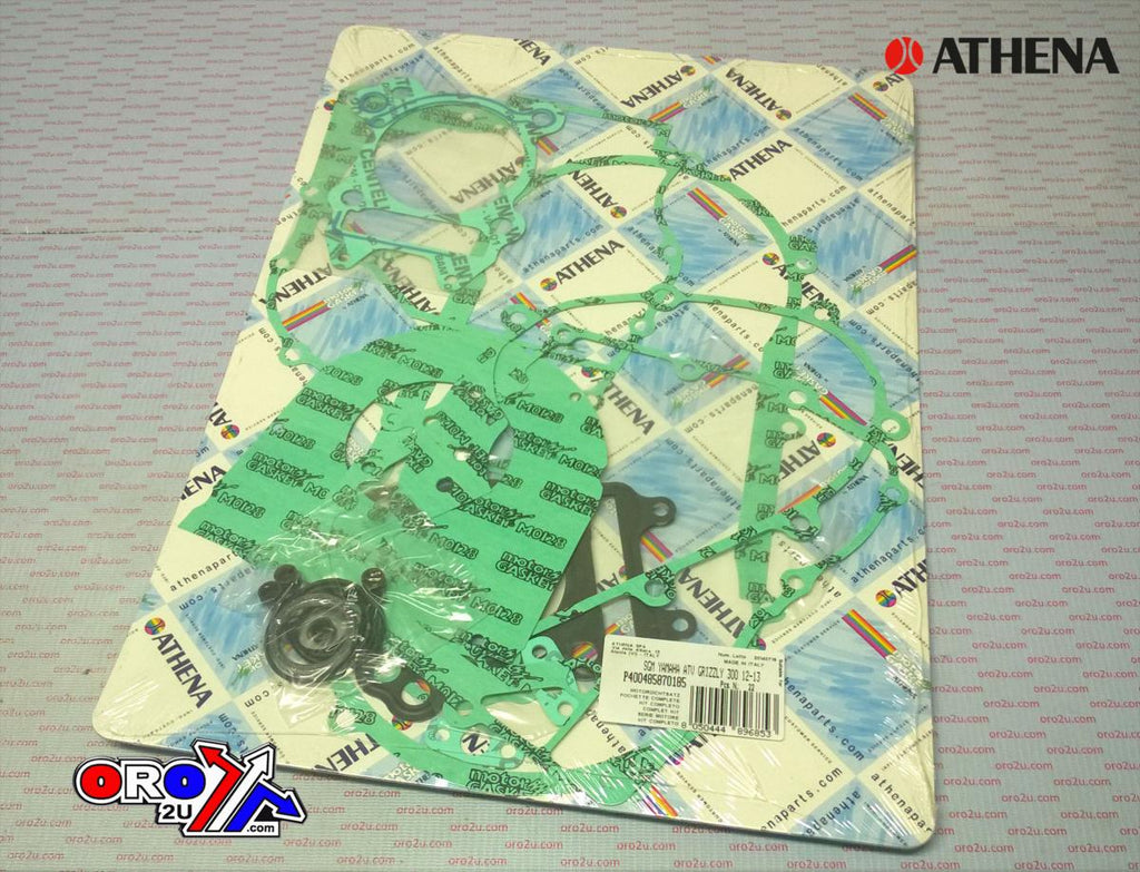 COMPLETE GASKET KIT GRIZZLY 300 12-13, ATHENA P400485870185 YAMAHA