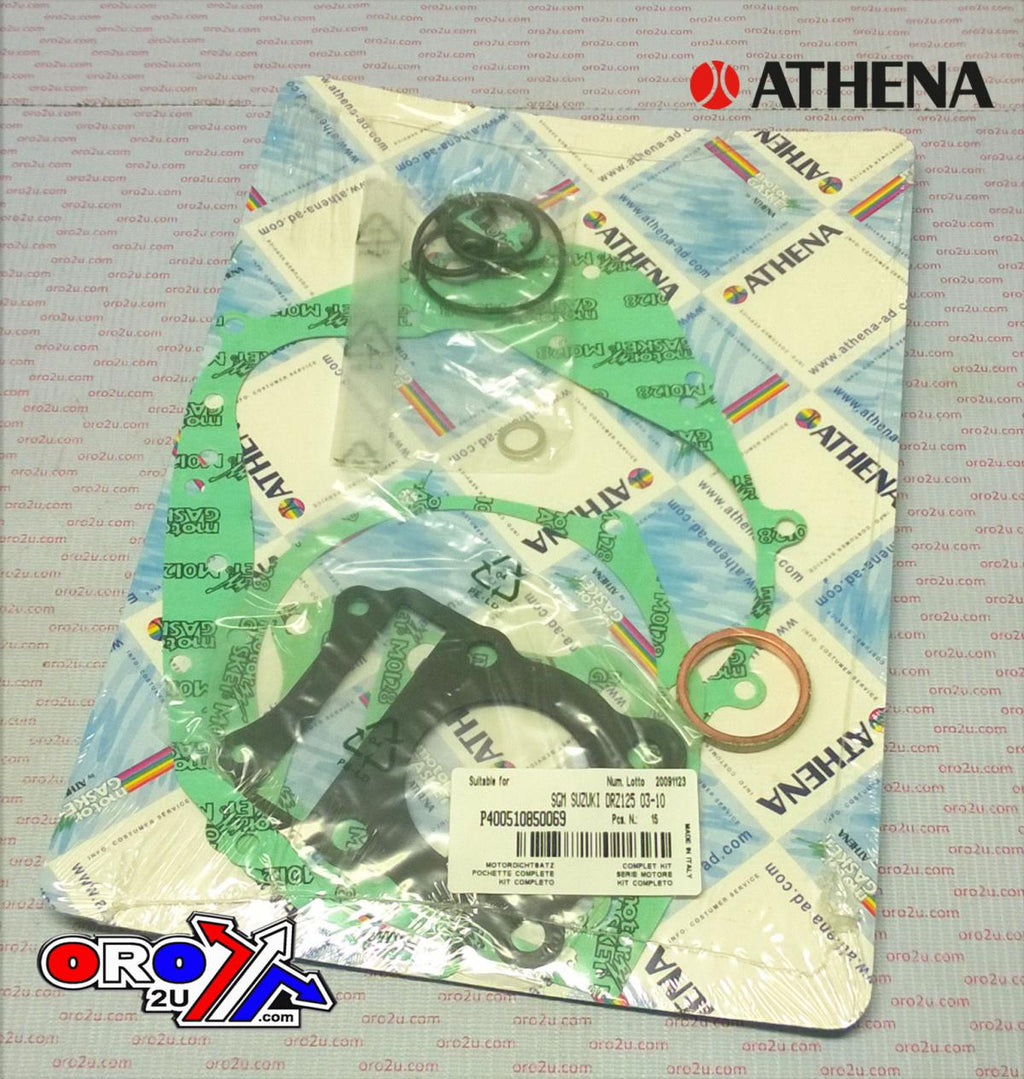 COMPLETE GASKET KIT DR-Z 125 03-12, ATHENA P400510850069 SUZUKI