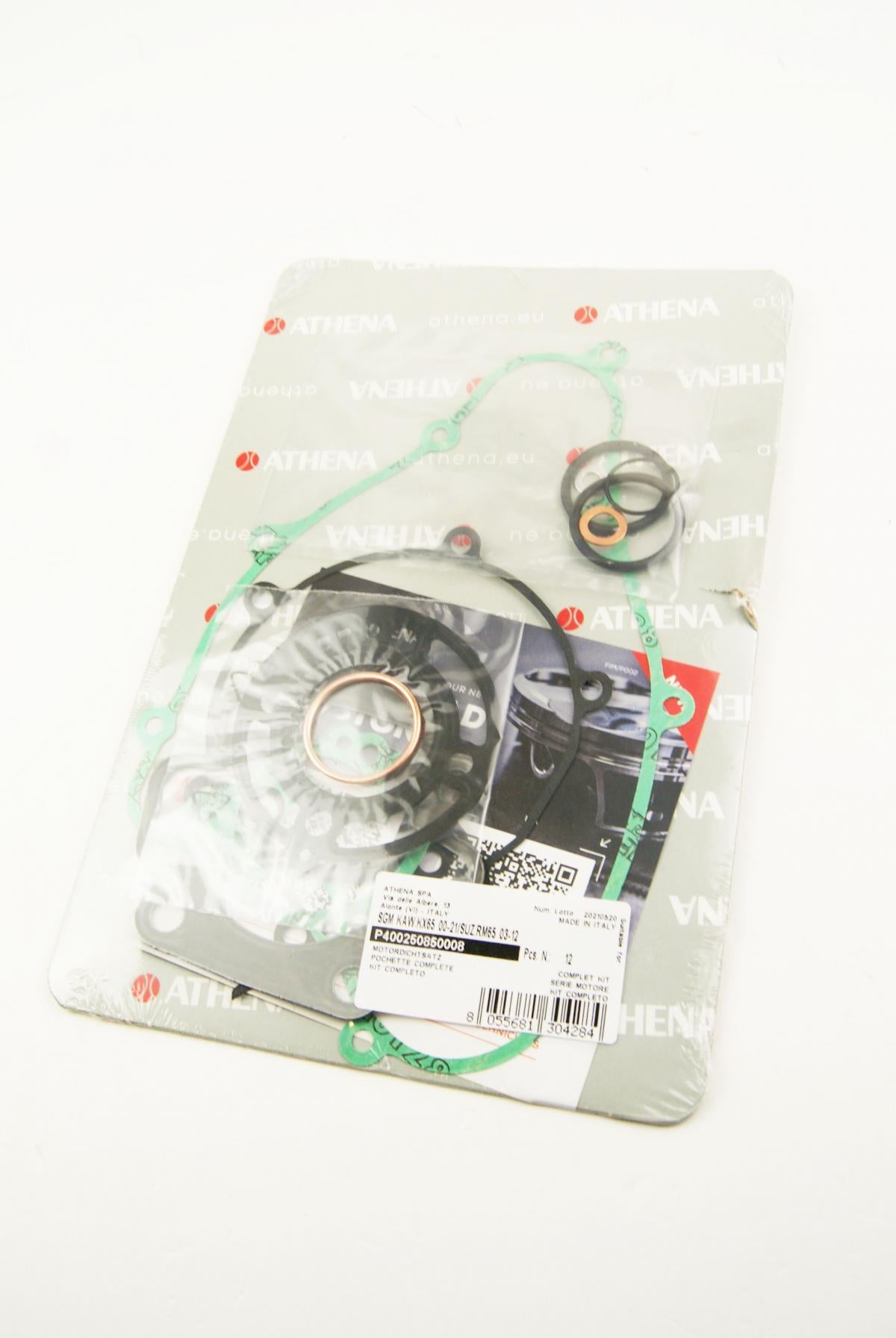 COMPLETE GASKET KIT SUZUKI RM65 03-05, ATHENA P400250850008 KAWASAKI KX65 00-25