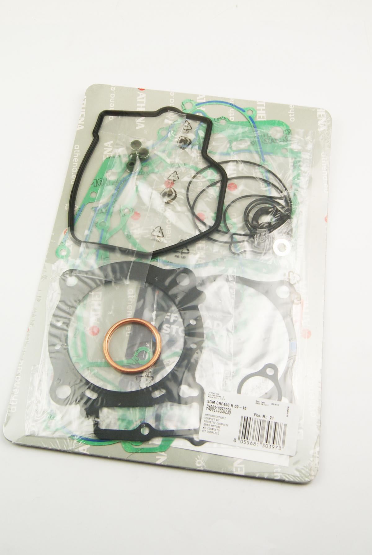 COMPLETE GASKET KIT CRE/CRF/CRM 450 09-16, ATHENA P400210850239 HONDA