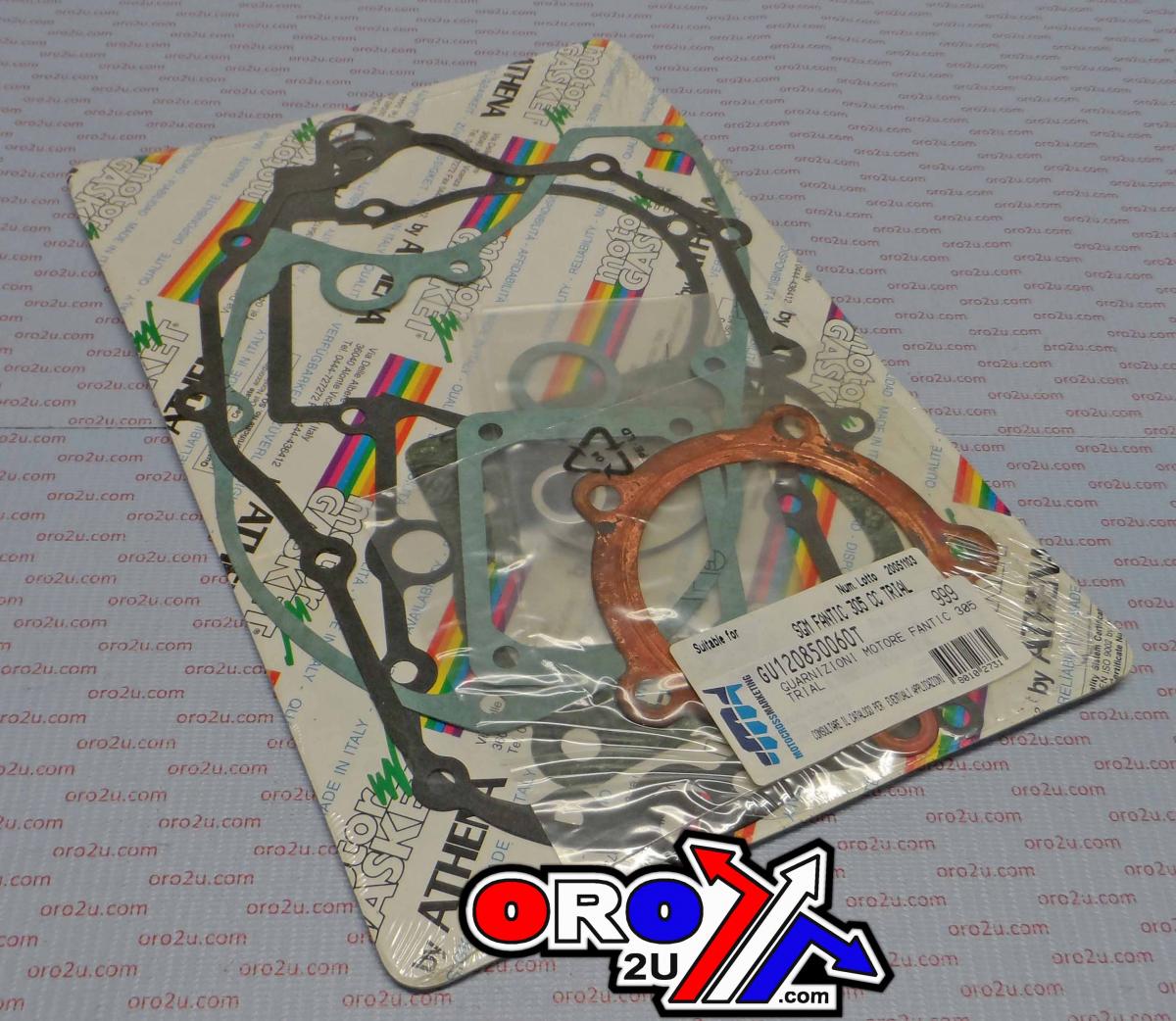 COMPLETE GASKET KIT TRIAL 249/300/305/309 89-93, ATHENA P400120850060 FANTIC