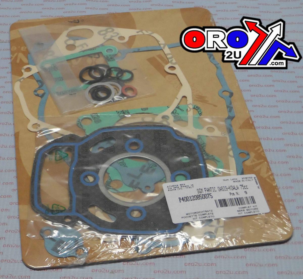 COMPLETE GASKET KIT FANTIC 2T 75/80 90-93, ATHENA P400120850075