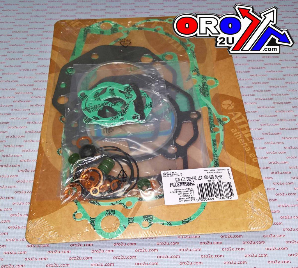 COMPLETE GASKET KIT EGS/EXC 400/600/620 96-98, ATHENA P400270850052 KTM