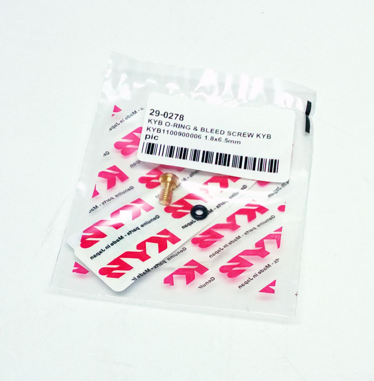 KYB O-RING & BLEED SCREW KYB, KYB1100900006 1.8x6.5mm