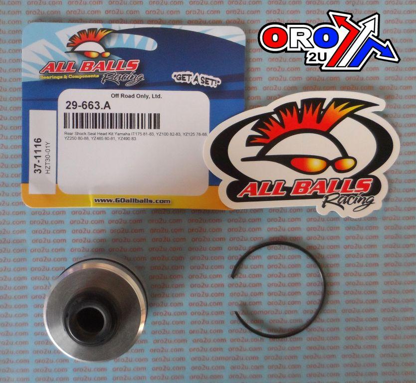 REAR SHOCK SEAL BLOCK 14.0x46, ALLBALLS 37-1116 Yamaha 80s