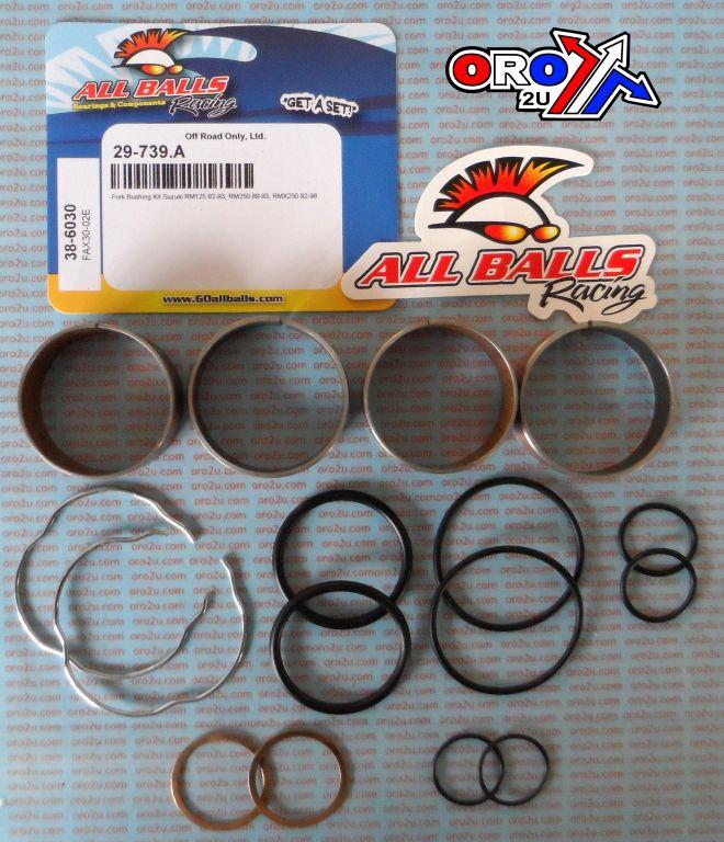 FORK BUSHING KIT 92-99 SUZ RM/RMX125/250, ALLBALLS 38-6030 DIRT