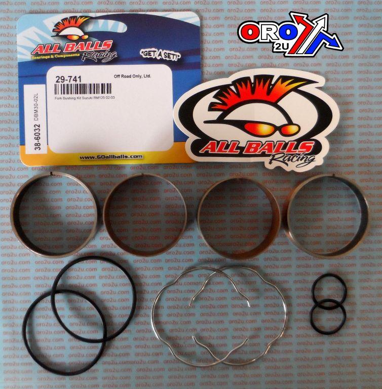 FORK BUSHING KIT 02-03 SUZ RM125, ALLBALLS 38-6032 DIRT