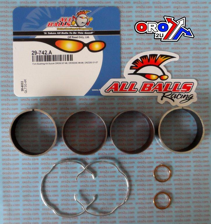 FORK BUSHING KIT 97-07 SUZ DR350/DRZ250, ALLBALLS 38-6033 DIRT