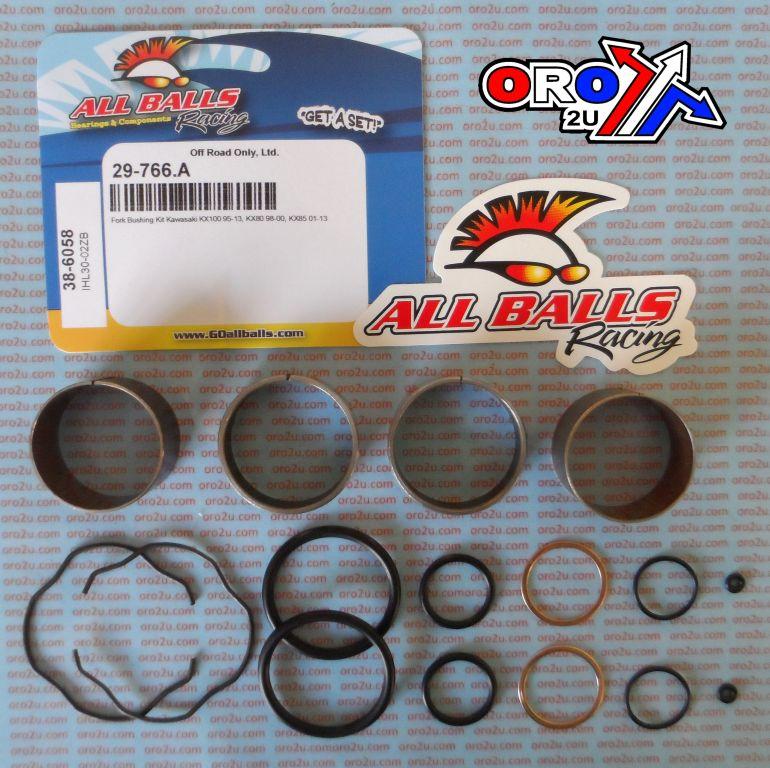 FORK BUSHING KIT 95-22 KAW KX80/85/100/112, ALLBALLS 38-6058 DIRT