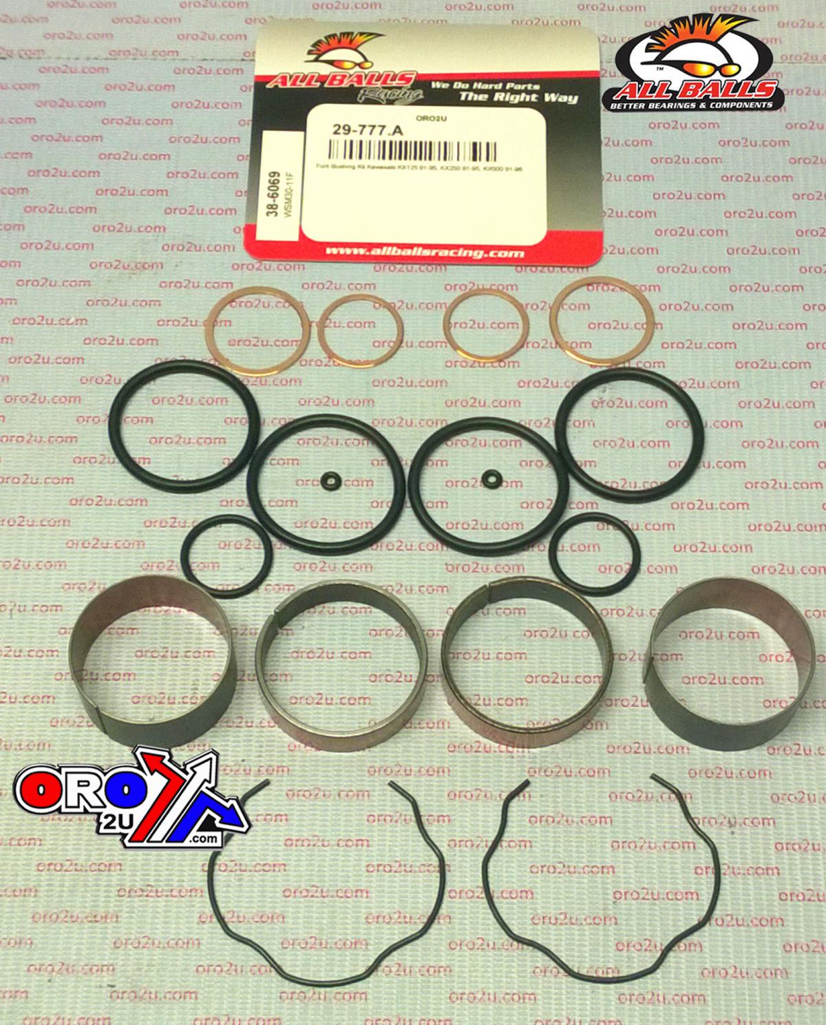 FORK BUSHING KIT 91-96 KAW KX125/250/500, ALLBALLS 38-6069 DIRT