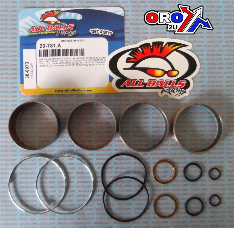 FORK BUSHING KIT 07-12 KTM SX/SX-F/XC/XC-F/XC-W, ALLBALLS 38-6073 DIRT