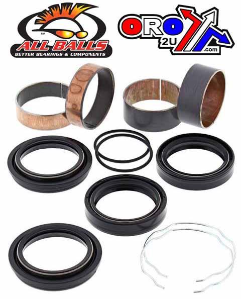 FORK BUSHING KIT 93-20 HON CBR900/GL1800/VT/VTX1300, ALLBALLS 38-6079-FS ROAD W/SEALS