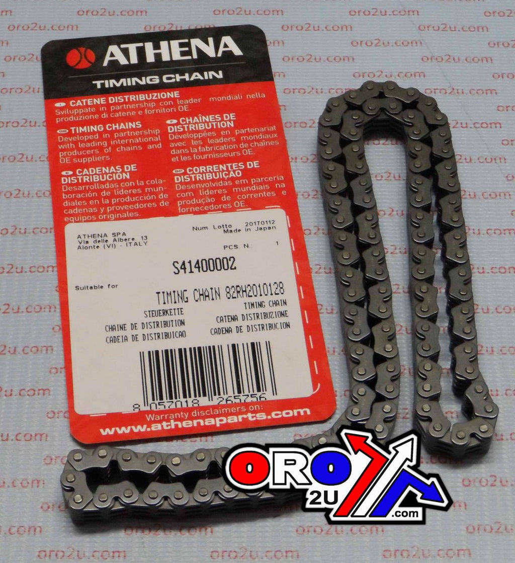 CAM CHAIN 82RH2010-128M LT-Z400 DR-Z400 03-17, ATHENA S41400002 KLX400R GAS GAS EC/WILD 450
