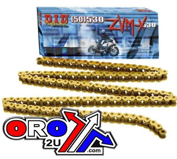 DID 530ZVM-X GOLD CHAIN 110L, DID530ZVMXGG110, 530ZVM-X, 3012650, ROAD, MC