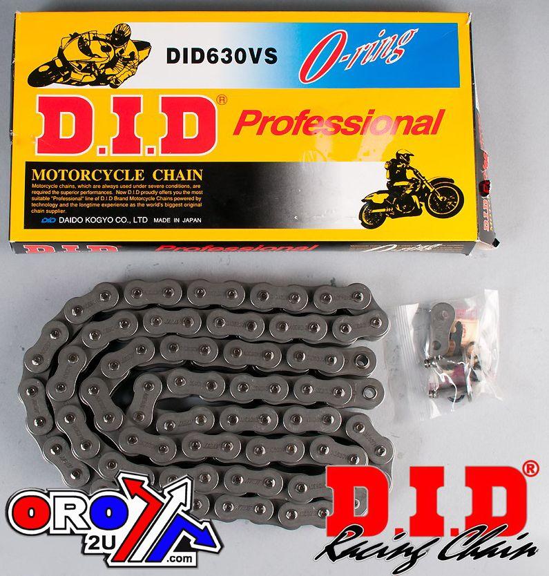 DID 630V O-RING CHAIN 90L XJ 3012730, ROAD, MC