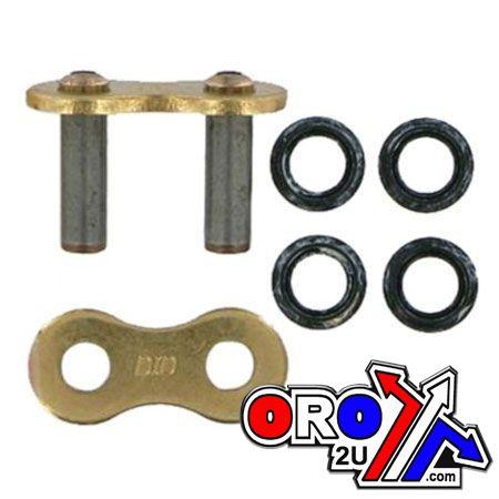 DID 428VX GOLD RIVET LINK, DID-L-428VXGBZJ, DID428VXGB ZJ Rivet Link, 3110898, DIDRL428VXGBZJ