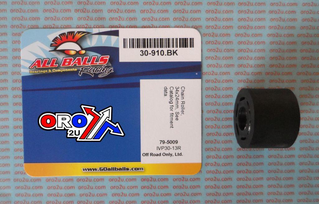 CHAIN ROLLER BLACK D34x24, ALLBALLS 79-5009 YFS200 YFM350