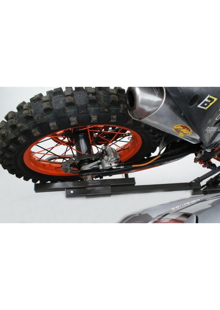 CAR BIKE RACK 80-600cc BLACK MK2, MOTORCYCLE BIKE RACK CAR VAN TRUCK, LOAD 160KGS / shipping weight 17.50Kg