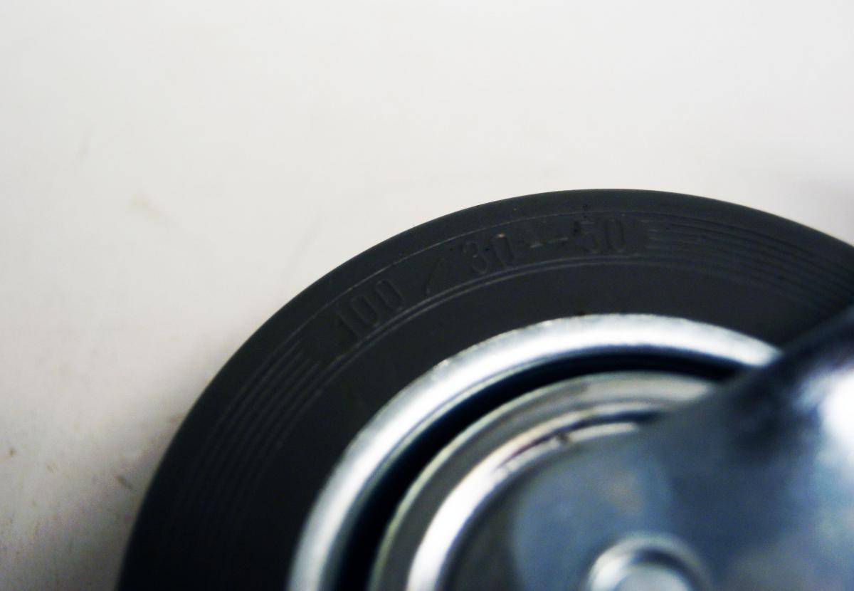 CASTOR FIXED WHEEL EACH 100MM 70KG, 100MM WHEEL70KG, TOOLSTREAM 873019