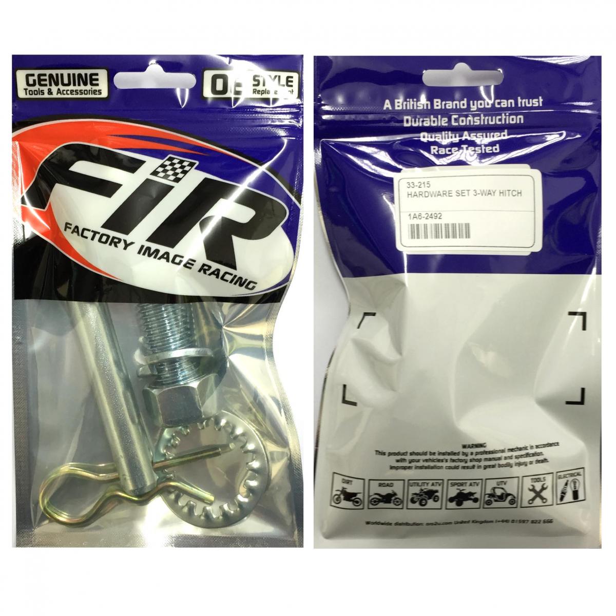 ATV HARDWARE SET 3-WAY HITCH