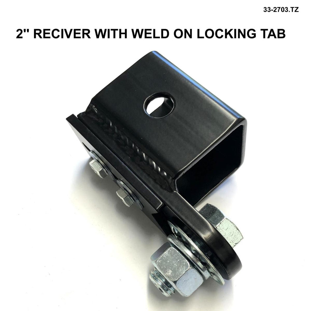Trail Ball Mount 2 Reciver Adaptor, TAG-Z HITCH / 43-1005, Arctic Cat 1000 H2 LTD 11, 1000 H2 MUDPRO 10-11, 1000 H2 THUNDERCAT 08-10, 1000 MUDPRO LTD 12-17, 1