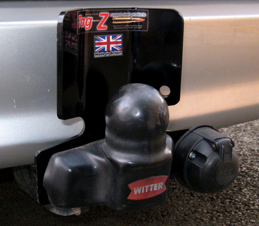 5MM HEAVY DUTY PLATE TWIN BLACK, TOW BAR BUMPER PROTECTOR PLATE