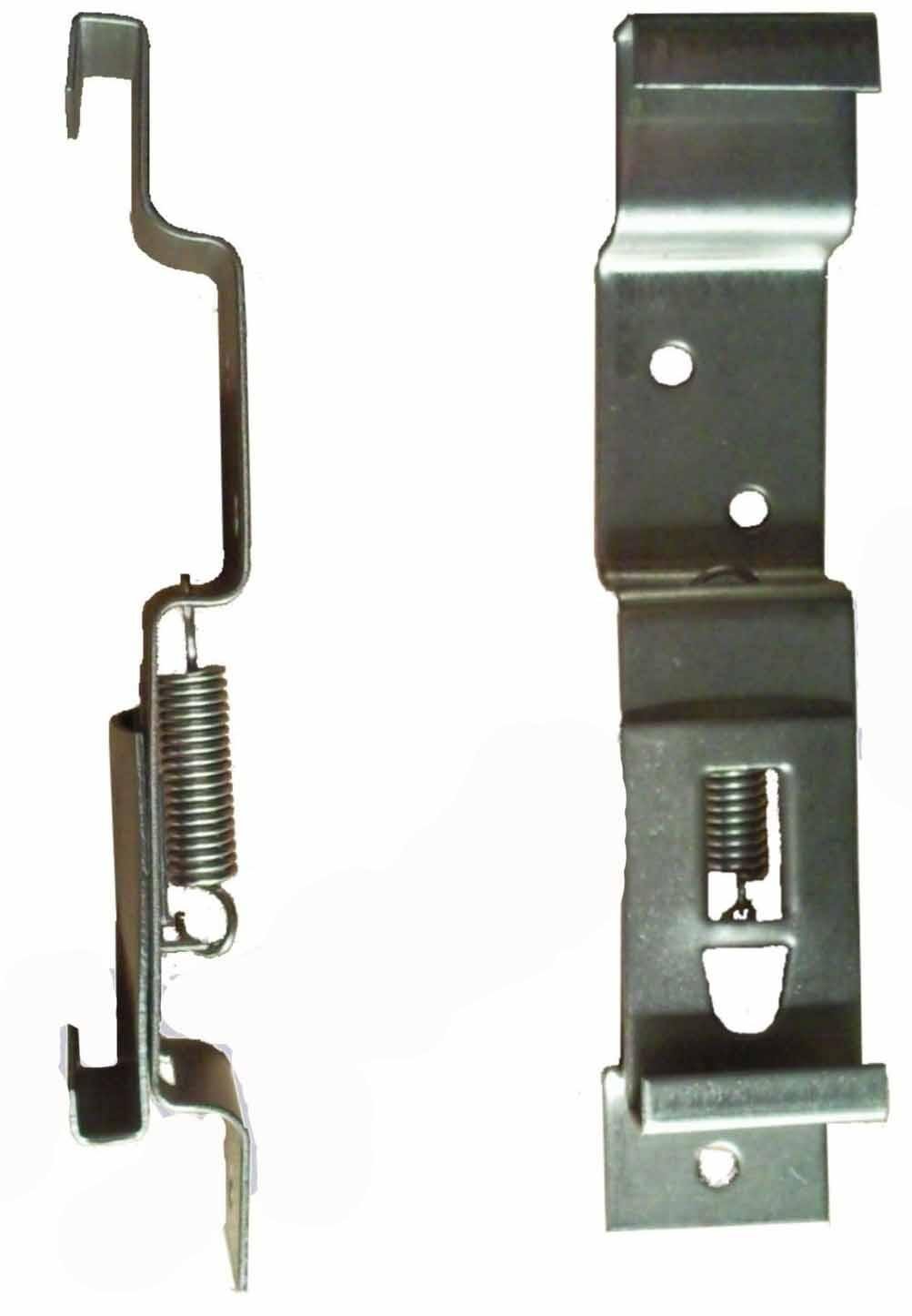 NUMBER CLIP ON PLATE HOLDER, STAINLESS STEEL / PAIR, TRAILER PLATE HOLDER / STD PLATE SIZE