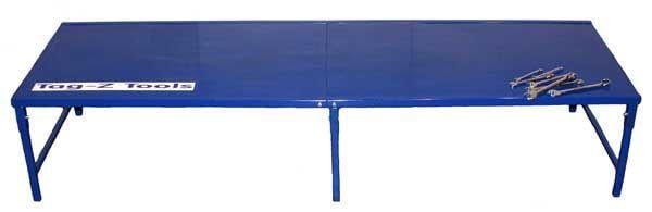 MOTORCYCLE WORKBENCH 440, YZ BLUE, BIKE WORK BENCH, 42kg FREIGHT CHARGE L115xH20xW70cm