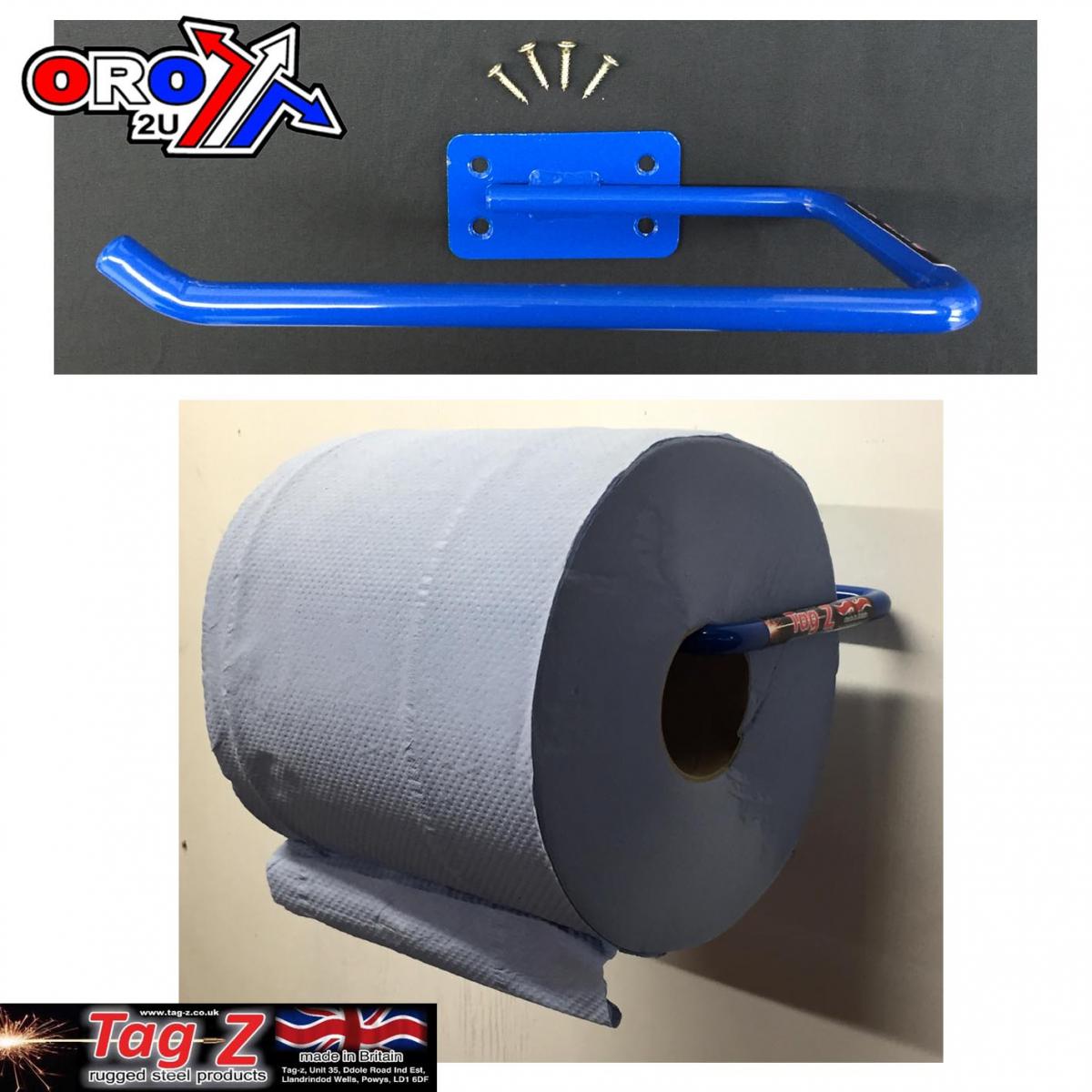 L/D FIXED ROLL HOLDER + 1 ROLL, BLUE