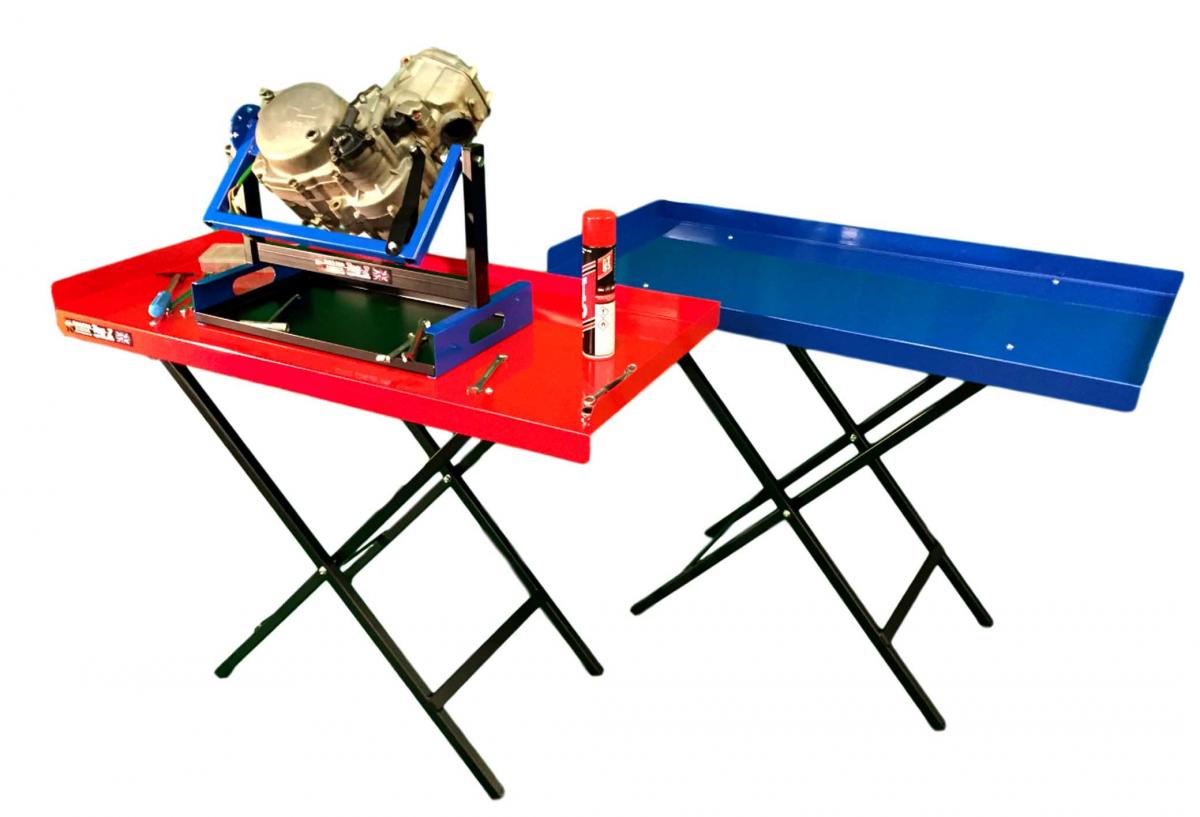 TAG-Z PRO FOLDING X-BENCH, BLUE / TABLE / WORK TOP /