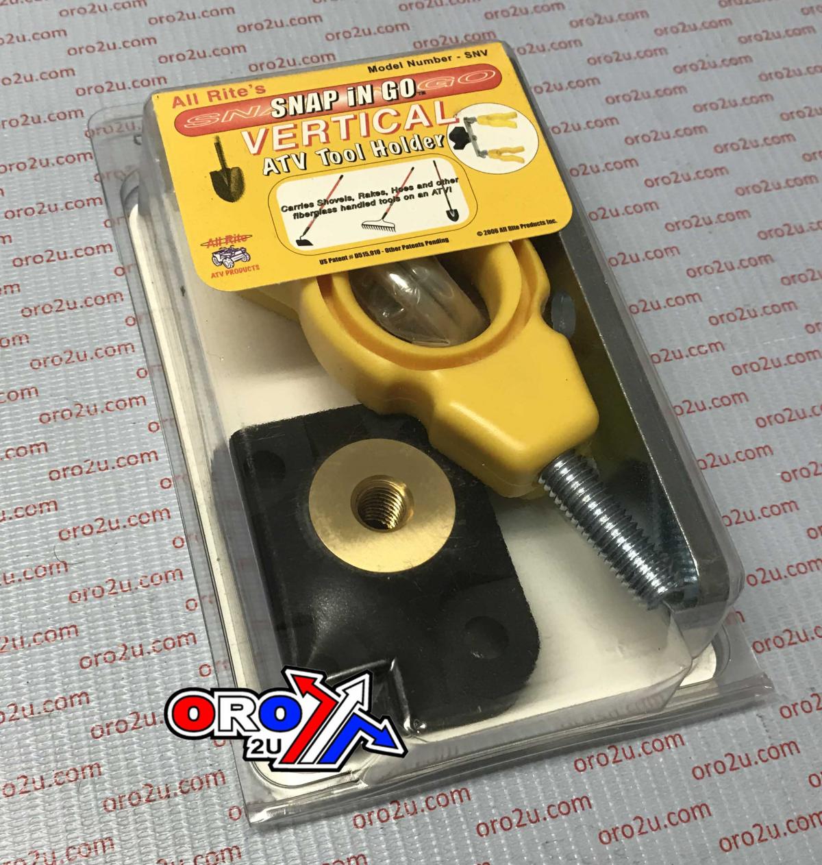 SNAP-INGO ATV TOOL HOLDER, VERTICAL / SNV / QUAD ATV UTV
