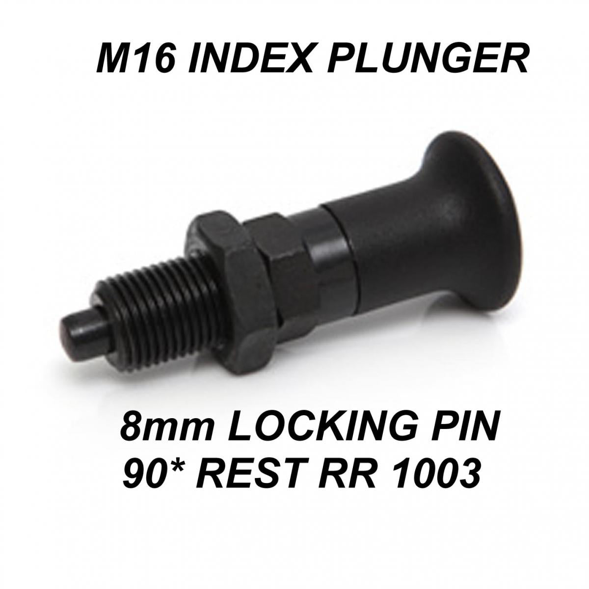 8mm SPRING IND PLUNGER M16x1.5, INDEX PLUNGLER S 8mm 90*, 11834X 71108/R