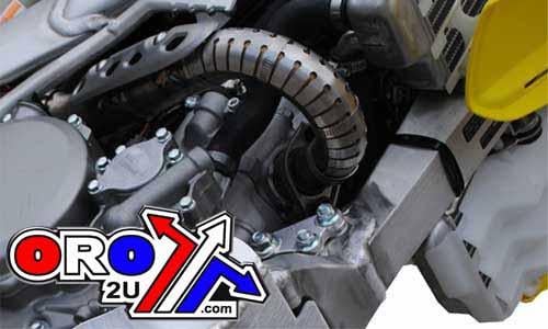 HEADER PIPE GUARD STAINLESS STEEL KTM 4-STROKE, 869K RICOCHET