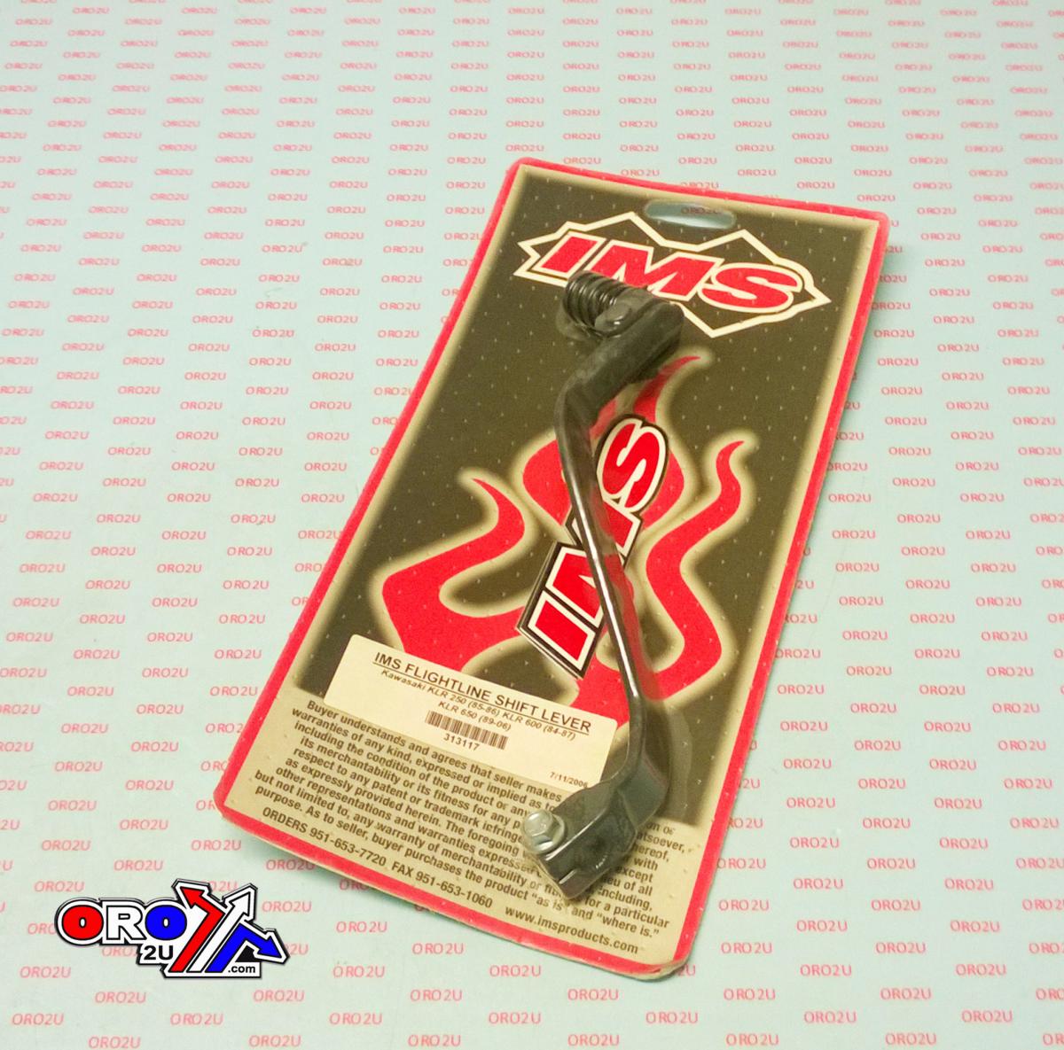 GEAR LEVER IMS STEEL KLR250 KLR650, 13156-1178, 13242-0011, 313117