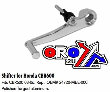 SHIFTER LEVER HONDA CBR600, 24720-MEE-000 ROAD, 28-1210, ROAD, MC