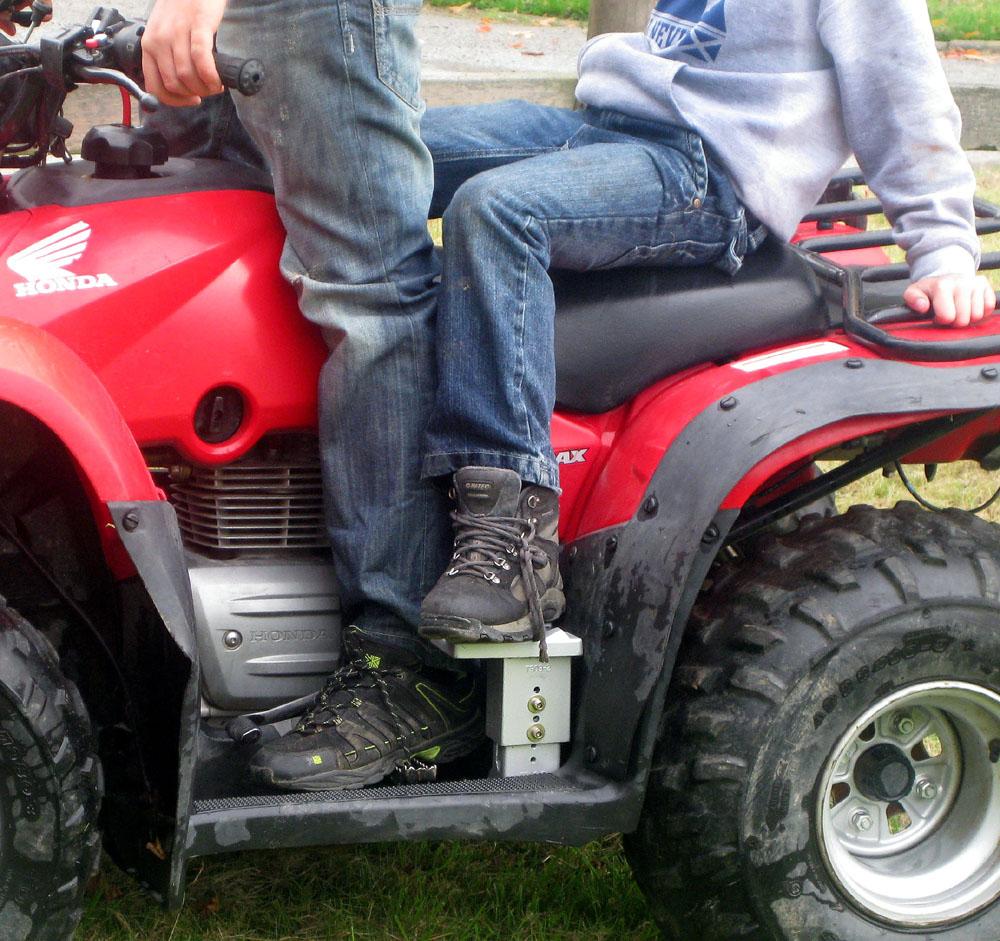 ADJUSTABLE ATV FOOT REST PEG SET FOR REAR PASSENGER - AT-04350