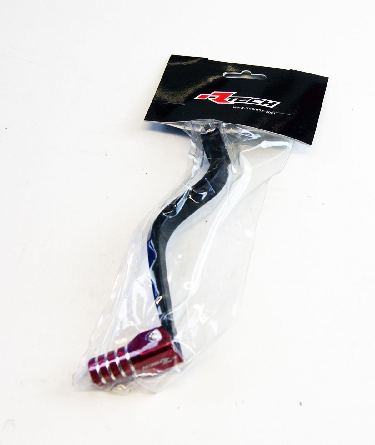 GEAR LEVER ALUM BLACK / RED, RM85 02-15 R-LEVC00RM001