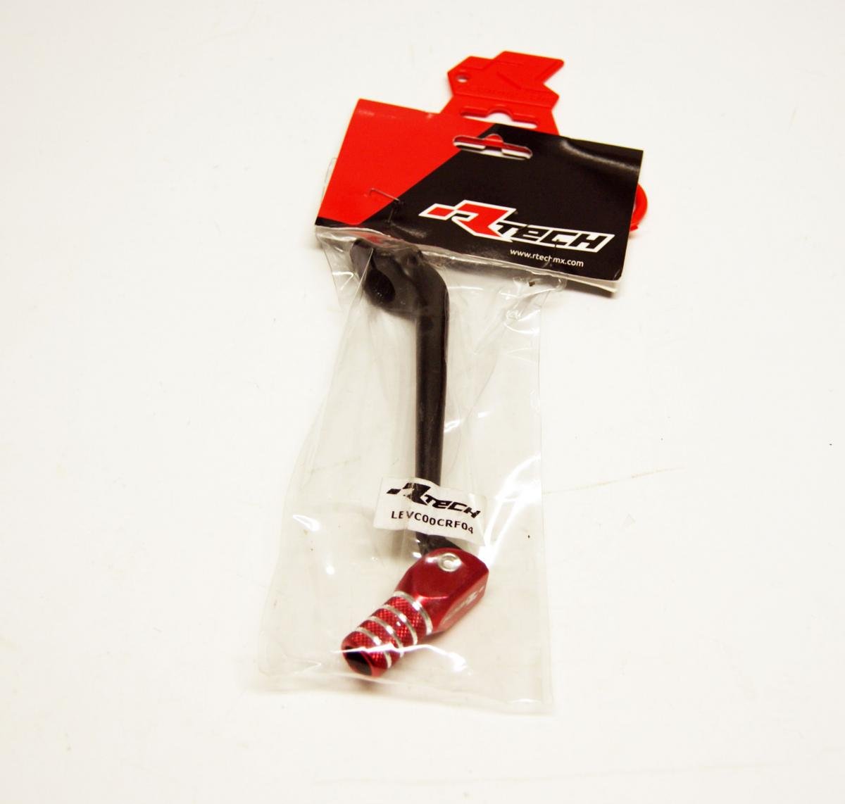 GEAR LEVER ALU. BLACK / RED, 09-16 CRF450R R-LEVC00CRF04