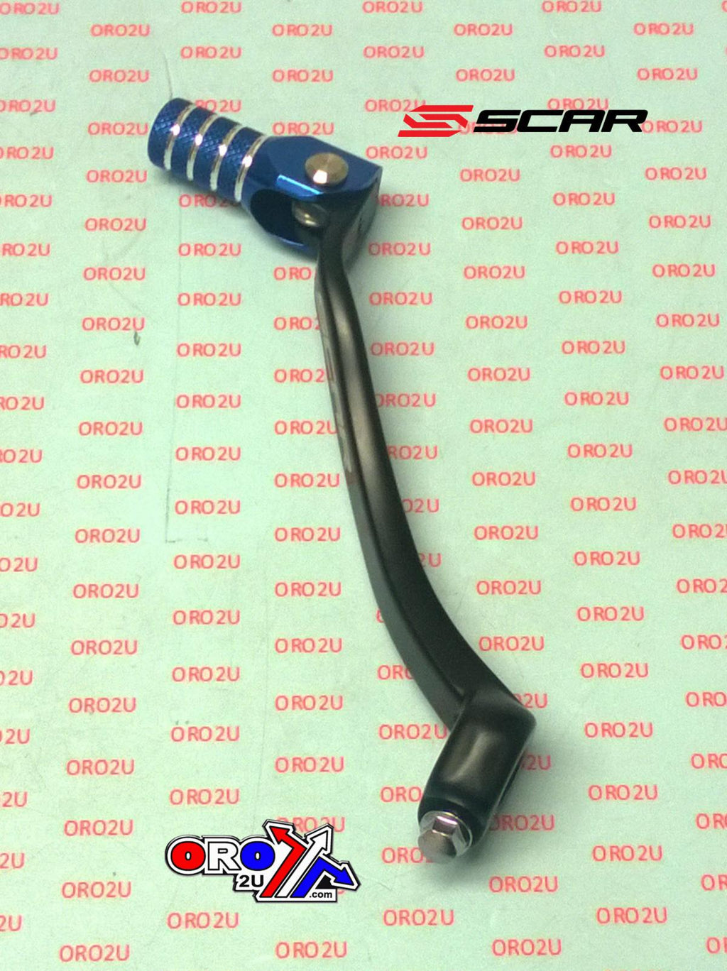 GEAR LEVER SHIFT 17-18 YZ250F, BLACK/BLUE ALUMINIUM FORGED, SCAR RACING GSL411