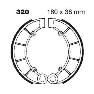 BRAKE SHOES VESRAH VB129