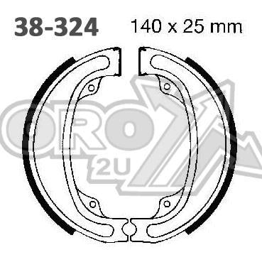 BRAKE SHOES EBC S324 H324, H324