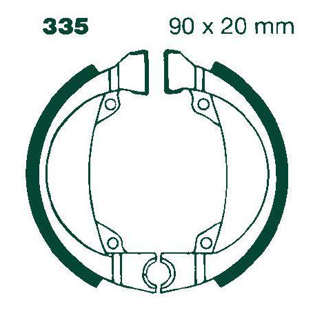 BRAKE SHOES EBC H335