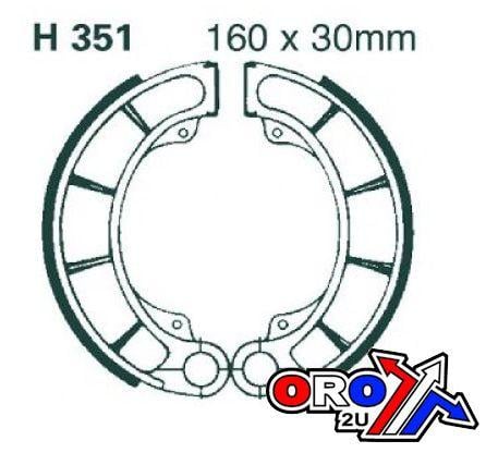 BRAKE SHOES HONDA 351 EBC, H351