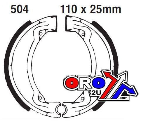 BRAKE SHOES EBC S504 Y504