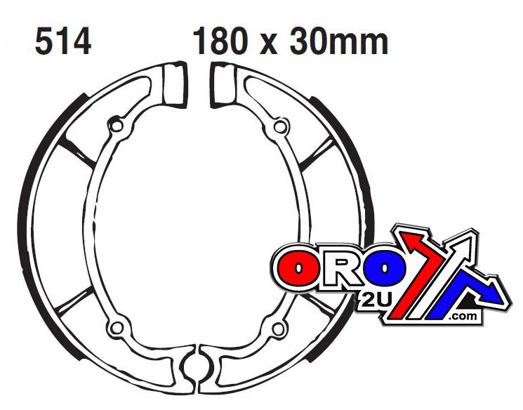 BRAKE SHOES EBC Y514